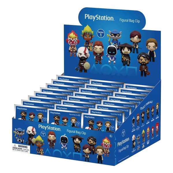 Gacha PlayStation 3D Foam Bag Clips Series 1