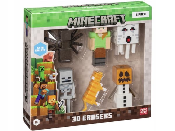 MINECRAFT B Set of Elastics (6 pieces)