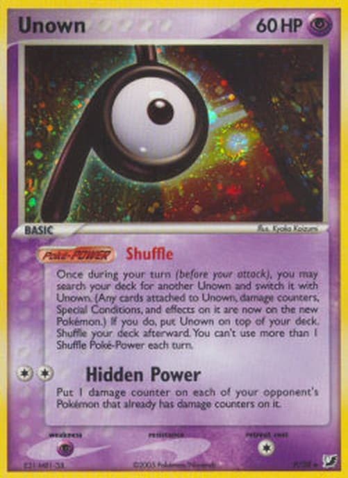 Pokemon Unown [P]