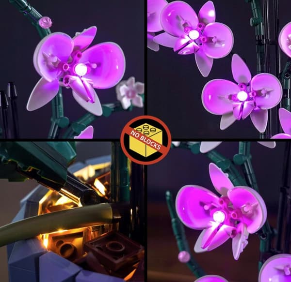 LED LIGHTING KIT (COMPATIBLE WITH THE ORCHIDEA 10311 SET ONLY)