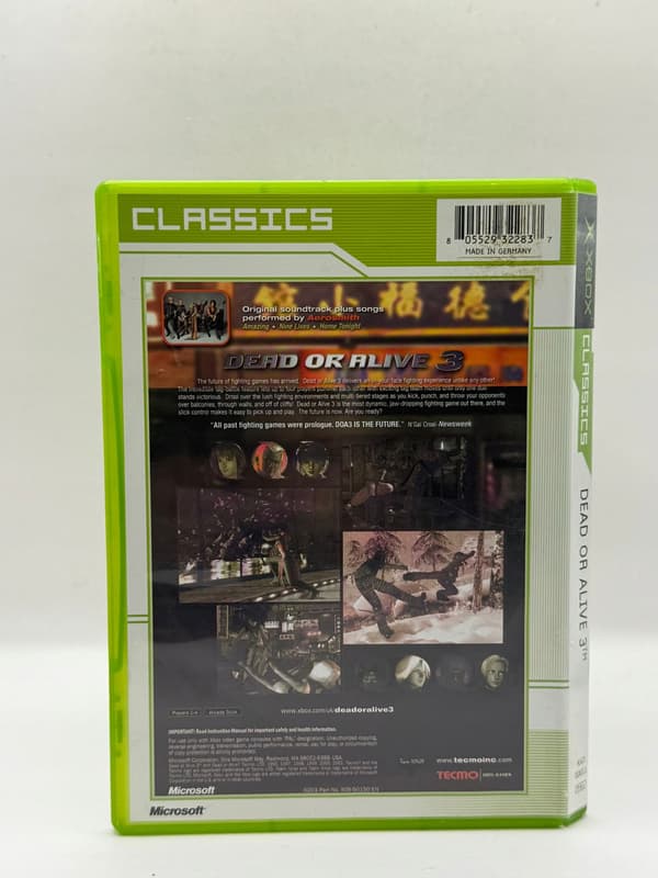 Dead or Alive 3 3XA Xbox boxed version