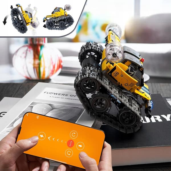 PROGRAMMABLE ROBOT – LARGE CONSTRUCTION SET (560 pieces) WITH APP AND REMOTE CONTROL