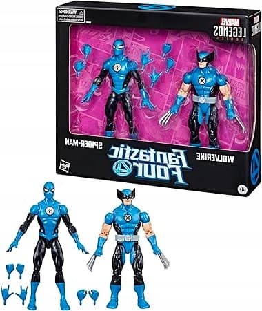 WOLVERINE AND SPIDER-MAN MARVEL LEGENDS FIGURES: FANTASTIC FOUR