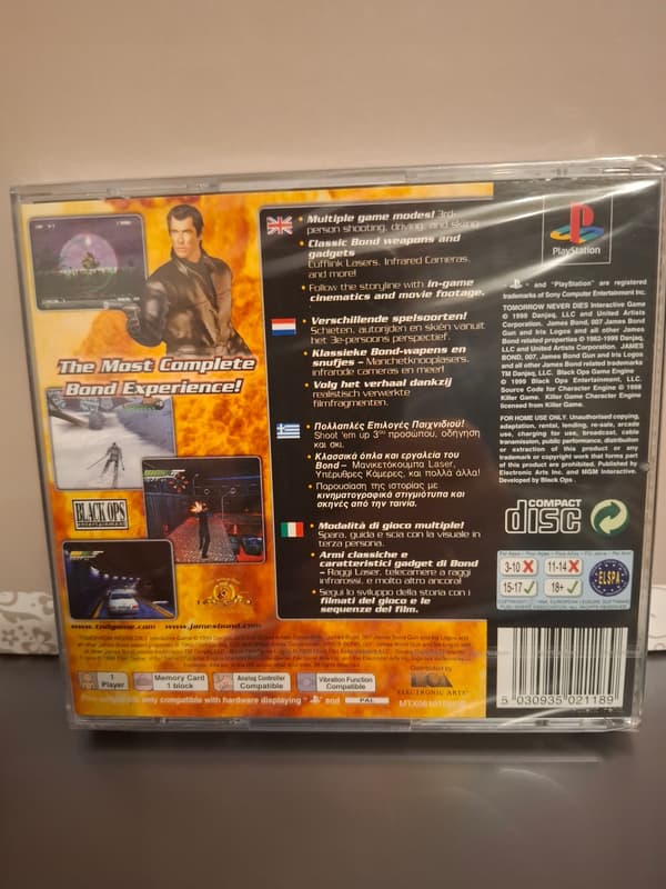 007 TOMORROW NEVER DIES PS1 – NEW
