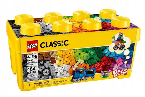 LEGO Classic Creative Bricks – Medium Box: Cars and Animals Set