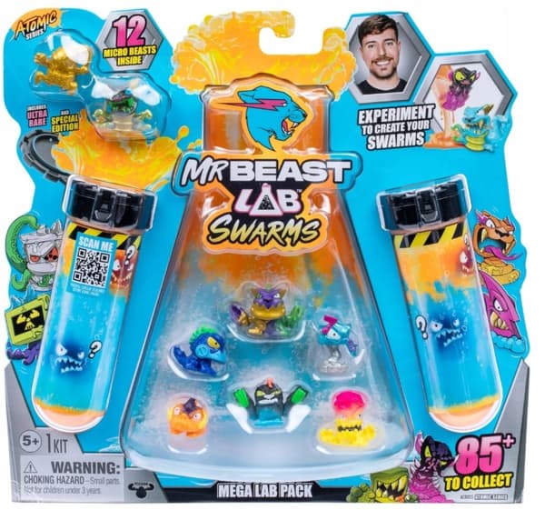 Mr. Beast Lab Swarms 12-Pack Figurine Set – MrBeast Laboratory
