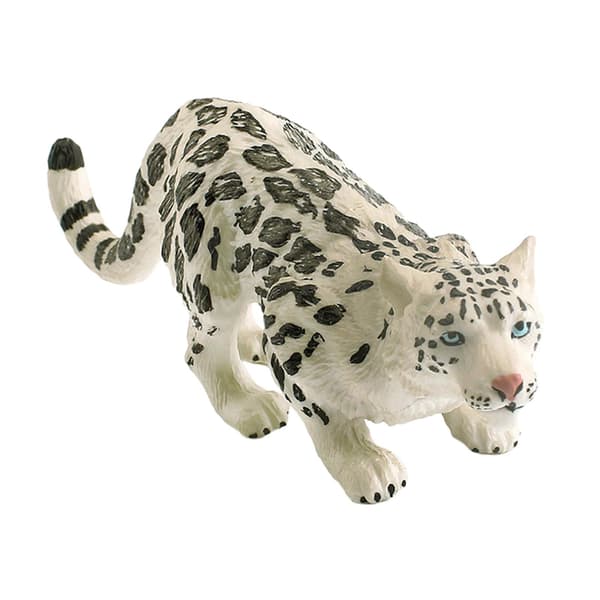Simulation Animals Figure Wild Animal Statue Animal Model Snow Leopard