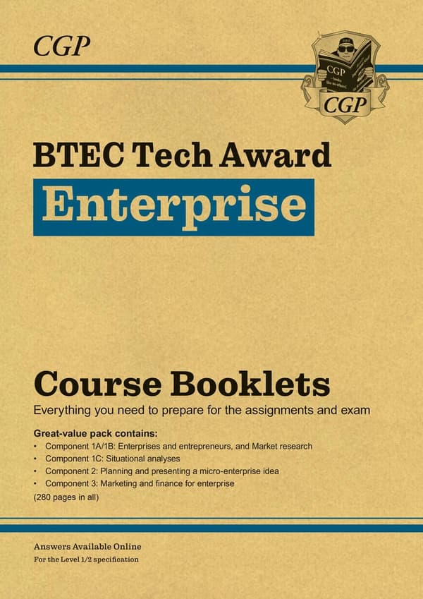 Donnelly, Vicky: New BTEC Tech Award in Enterprise: Course Booklets Pack (wi