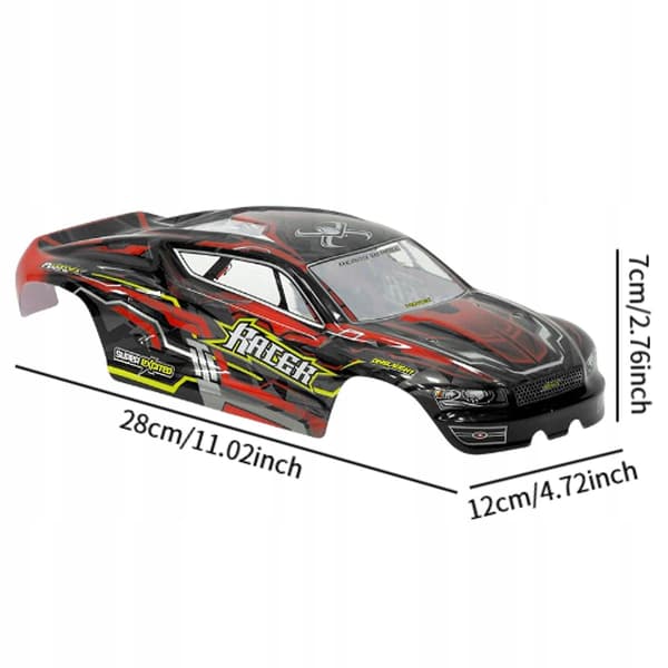 RC Car Body Shell: Stylish Upgrade, High Performance – Easy X16 SJ01 Red