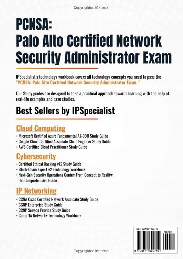 Specialist, IP PCNSA: Palo Alto Certified Network Security Administrator Ex