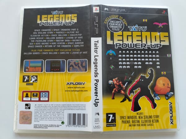 TAITO LEGENDS POWER UP PSP