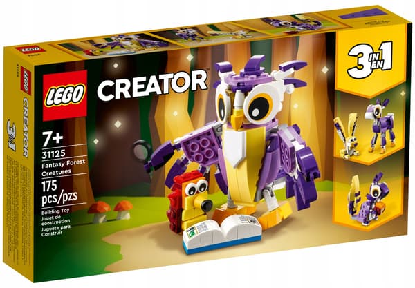 LEGO Creator 3-in-1 31125 Fantastic Forest Creatures