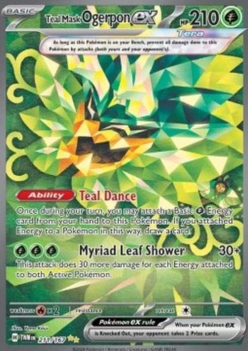 Pokemon Teal Mask Ogerpon ex