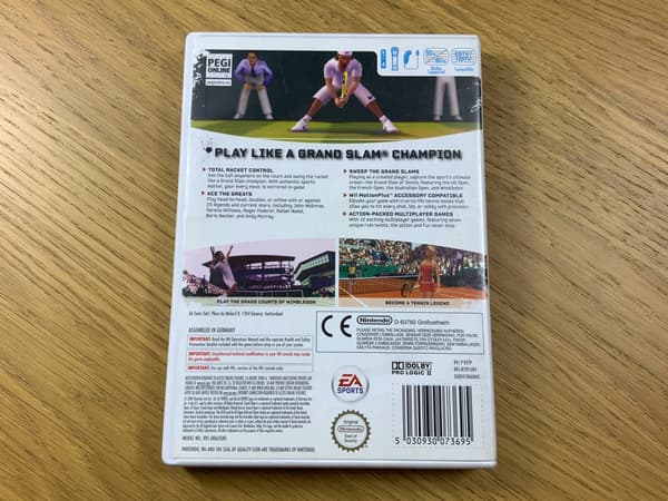GRAND SLAM TENNIS – BDB+ disc for Wii