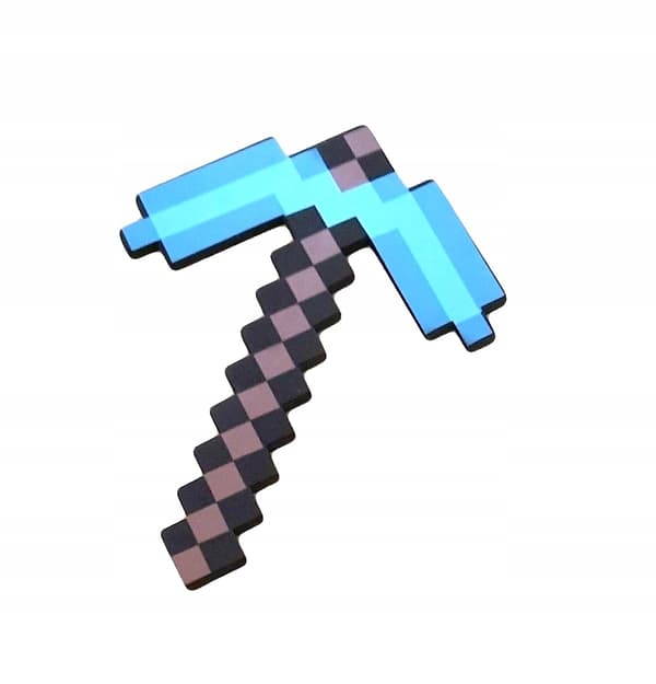 MINECRAFT DIAMOND SWORD + PICKAXE TOY FIGURINE
