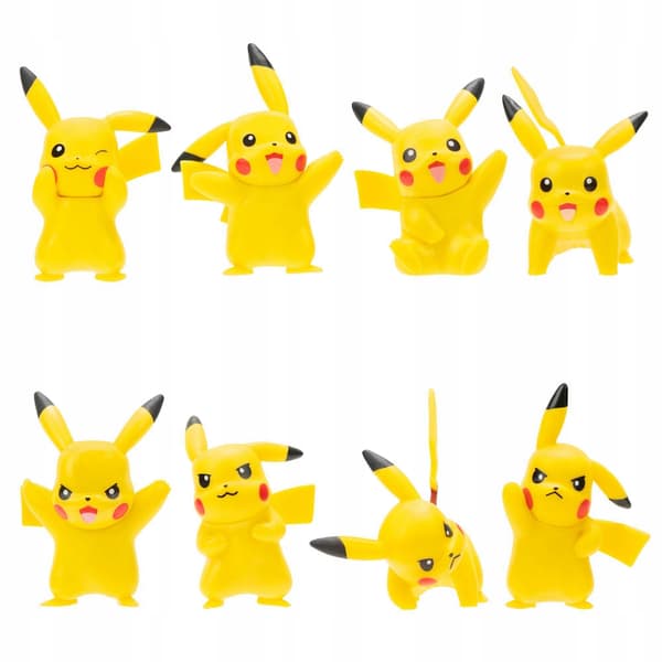 Pokémon PIKACHU 8-figure BATTLE MULTI-PACK collector’s series set