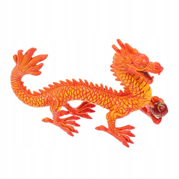 A UNIQUE CHINESE DRAGON FIGURINE FOR TABLE DECORATION