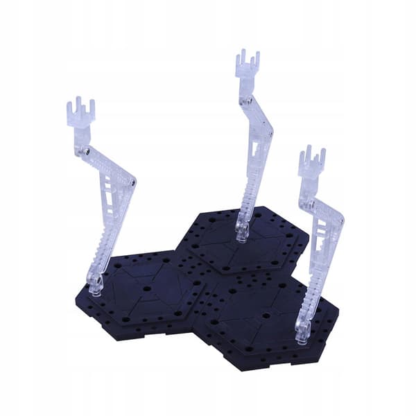 Action Base Holder Rack for RG MG 1/144 Action Figures – DIY Accessories – Grey