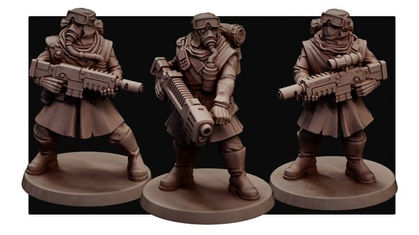 Desert Hawks Recon Team x5 Red Pilgrim Miniatures