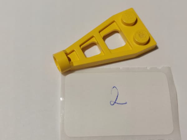 LEGO 4596 1x2 brick with long stud, yellow