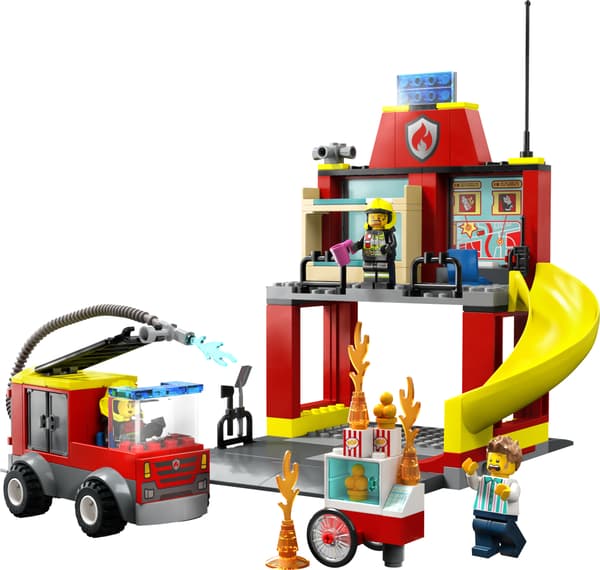 LEGO City 60375 Fire Station and Fire Engine