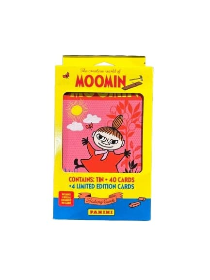 Panini Moomins cards: CREATIVE WORLD Moomin Collector’s TIN BOX