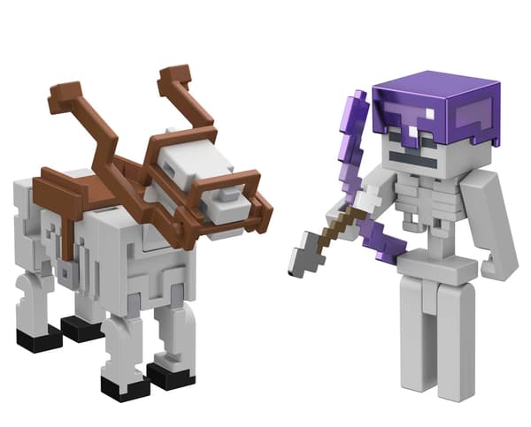 MATTEL Minecraft Ravager and Raid Figures