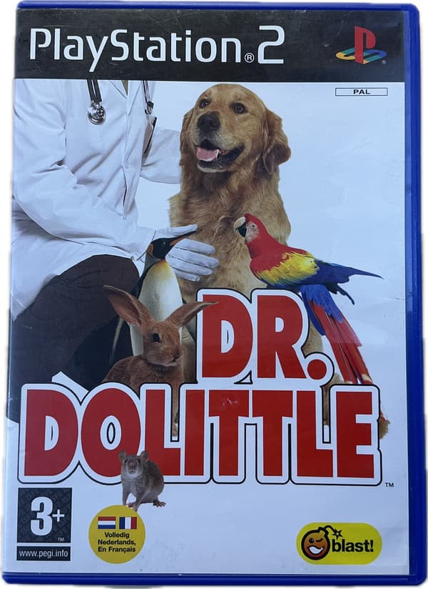 DR DOLITTLE DR. – PS2 game set, in excellent condition