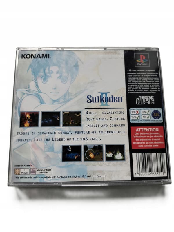 SUIKODEN II PSX PS1 ENG + PROTECTOR