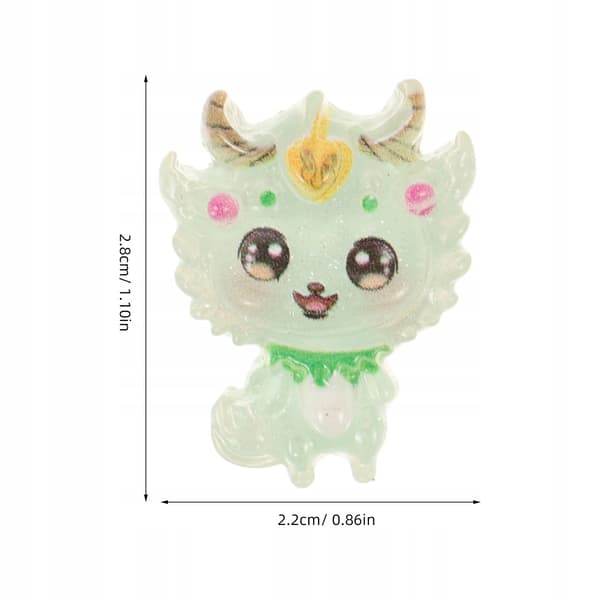 25 resin dragons for decorating mobile phone cases