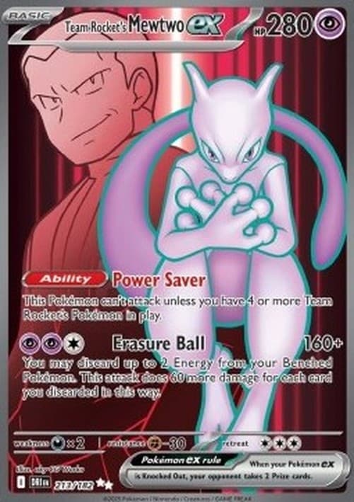 Pokemon Team Rocket's Mewtwo ex