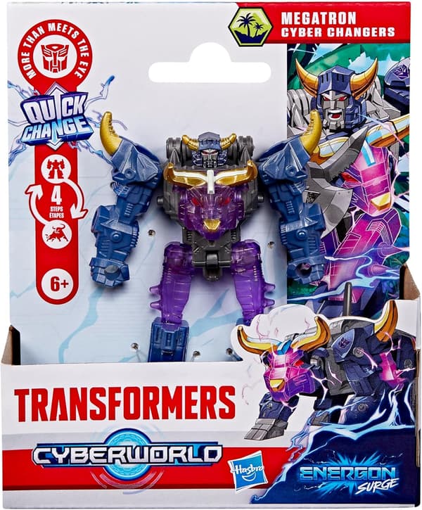 HASBRO Transformers Cyberworld Energon Surge Megatron Figure