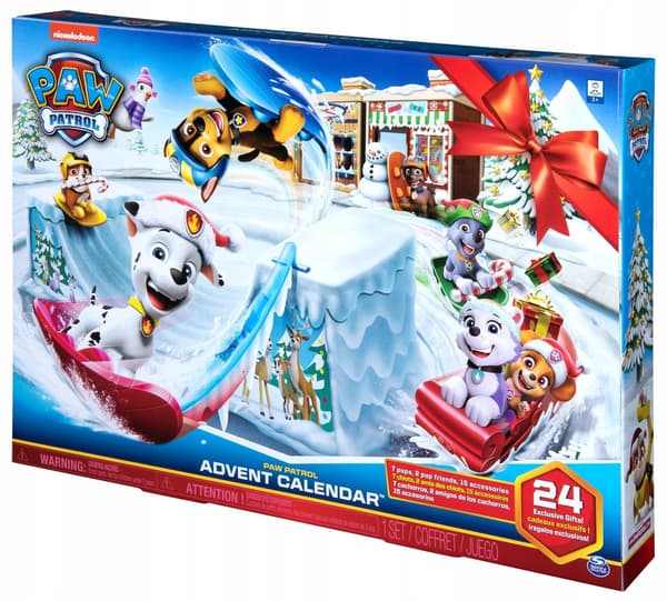 Spin Master Paw Patrol Advent Calendar, 24 pieces