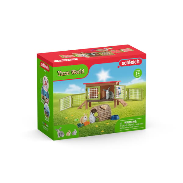 Schleich Rabbit Hutch 42420