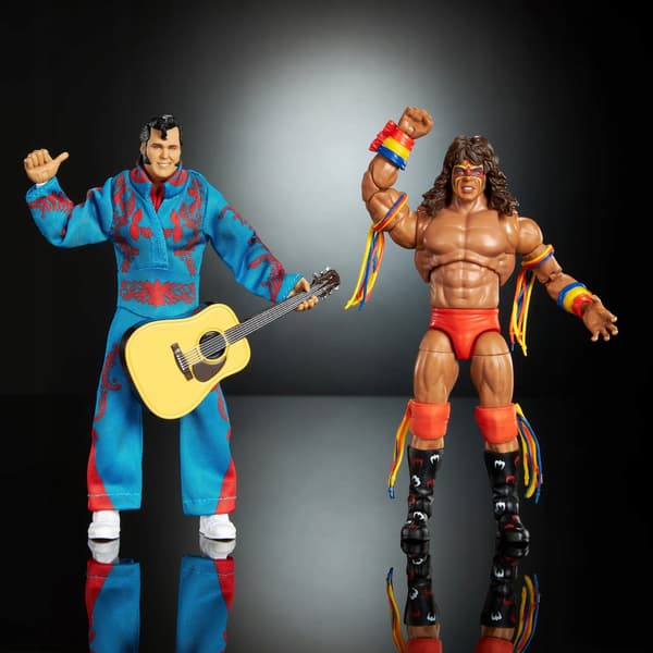 MATTEL WWE Ultimate Honky Tonk Man & Ultimate Warrior Figures