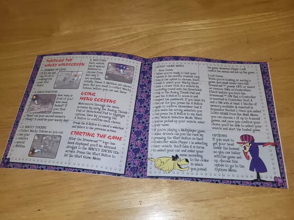 WACKY RACES – DREAMCAST DC without the game – MANUAL ONLY!