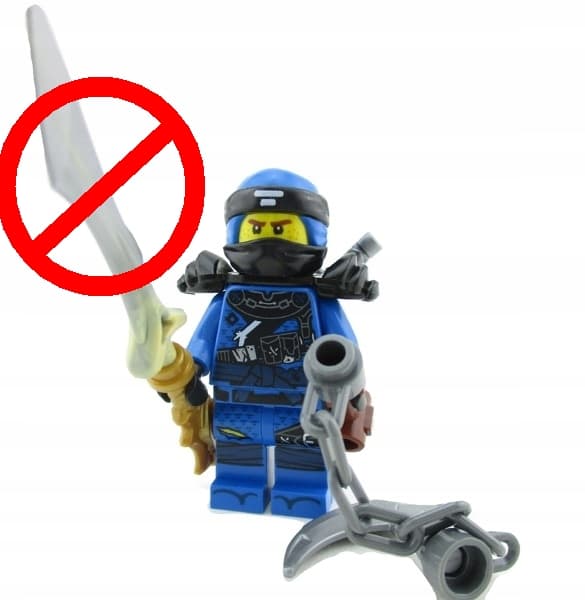 Lego 70652 @@@ JAY + WEAPONS @@@ minifigure from the set