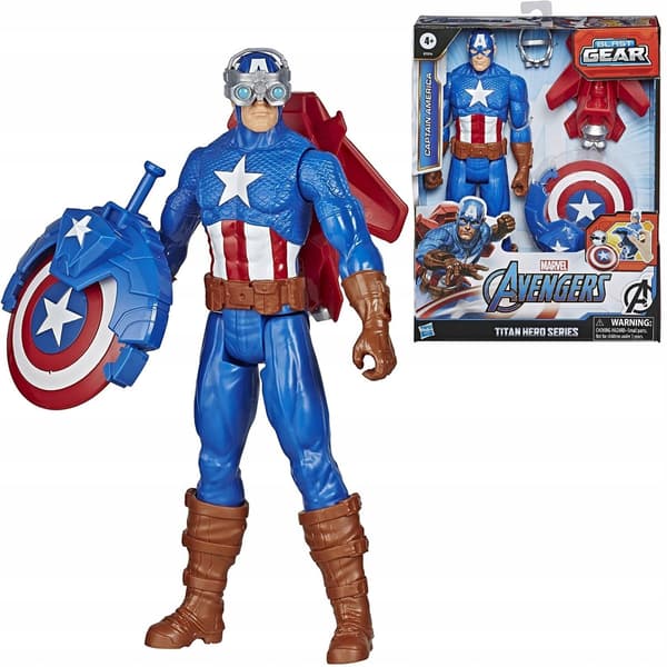 HASBRO CAPTAIN AMERICA BLAST GEAR LAUNCHER E7374