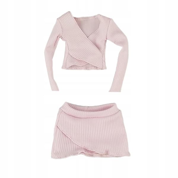 1:6 Scale Basic Crop Top Costume – Female Figure, Pink