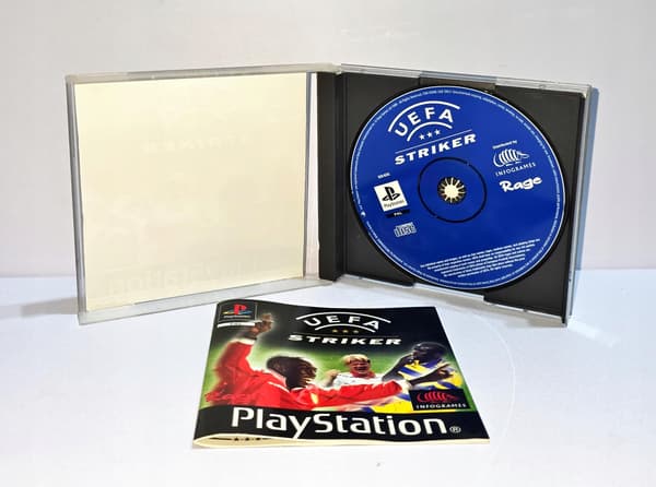 UEFA Striker 3xA PlayStation (PSX) – boxed