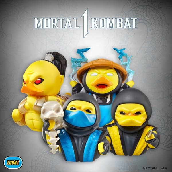 Tubbz Duck Figurine NUMSKULL BATH DUCK MORTAL KOMBAT RAIDEN 9CM