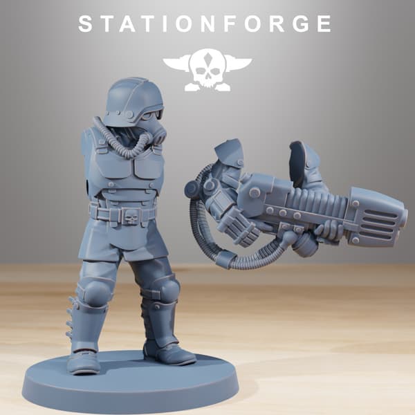 Grimguard Commandos x10 – Station Forge – 3D print