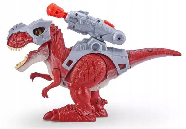 Robo Alive Dino Wars T-REX Interactive Dinosaur – Lights, Sounds, Weapons – Ages 3+
