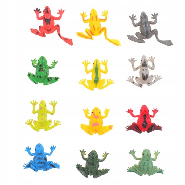 36 SMALL, REALISTIC FROG-SHAPED TOYS FOR IMAGINATIVE PLAY