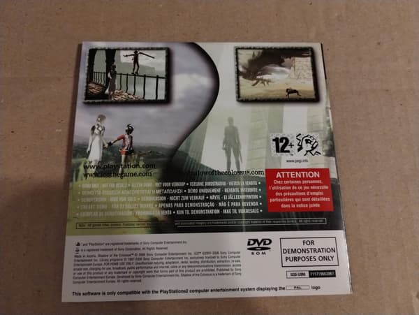 Shadow of the Colossus ICO PS2 DEMO