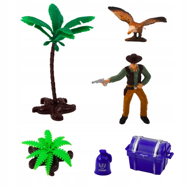 Cowboy set with figurines