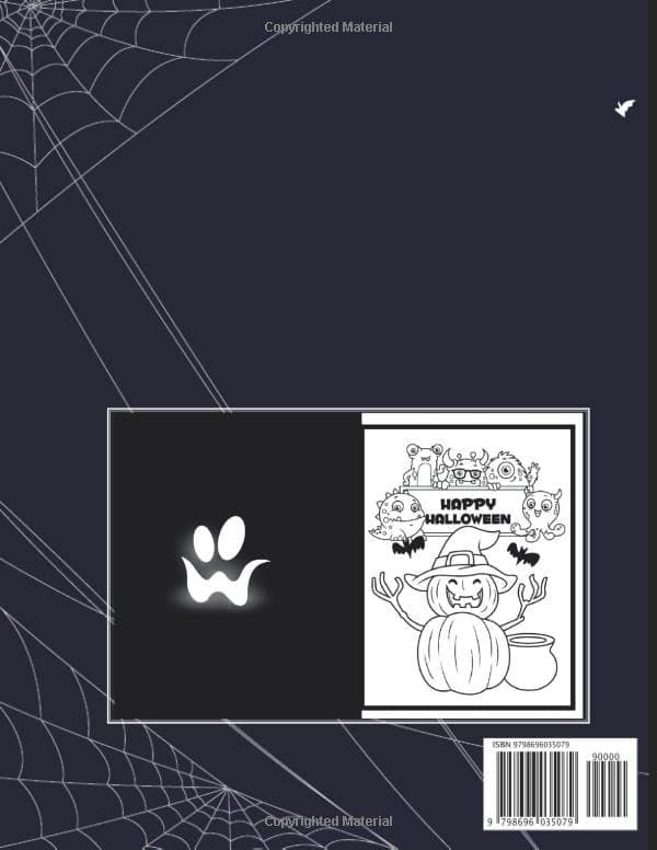 Halloween Colouring Book for Toddlers