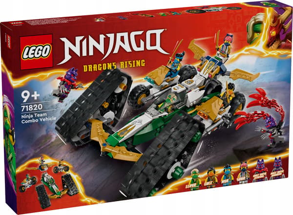 LEGO NINJAGO 71820 MULTI-FUNCTION NINJA VEHICLE building set +9 years
