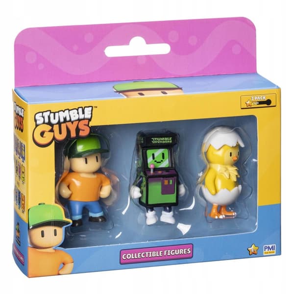 PMI: Stumble Guys – 3 mifi figurines, Series 2. Assorted