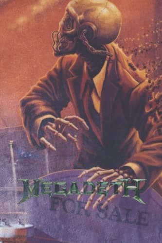 Megadeth Notebook: Cute College-style Wide-ruled Journal Notebook for School St